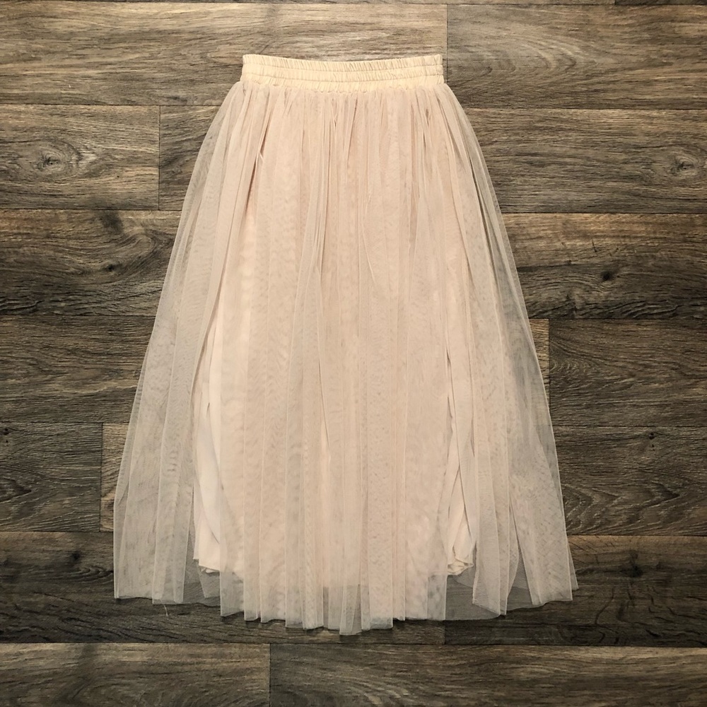 Cream Toole Skirt